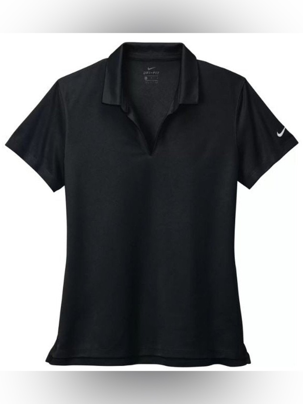 Nike Women's Black golf shirt - Medium